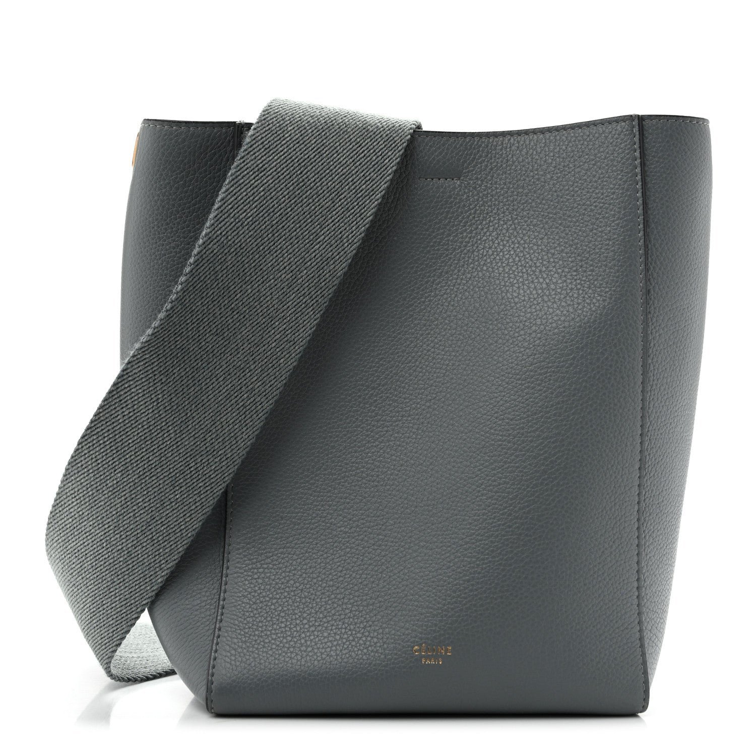 Celine Soft Grained Calfskin Small Sangle Bucket Bag Cloud