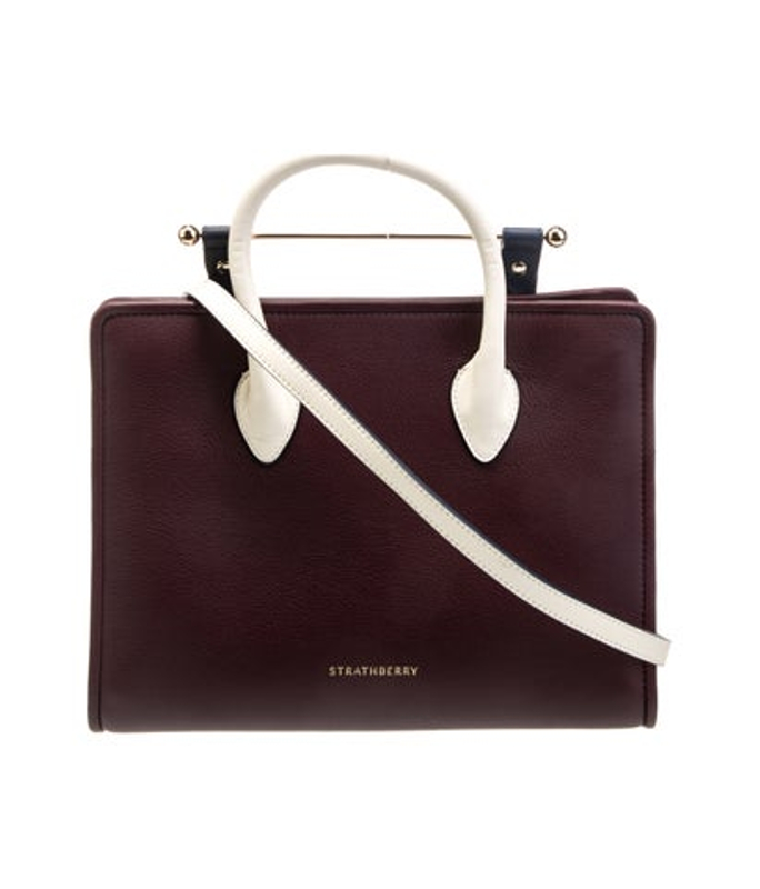 Strathberry Leather Top Handle Bag