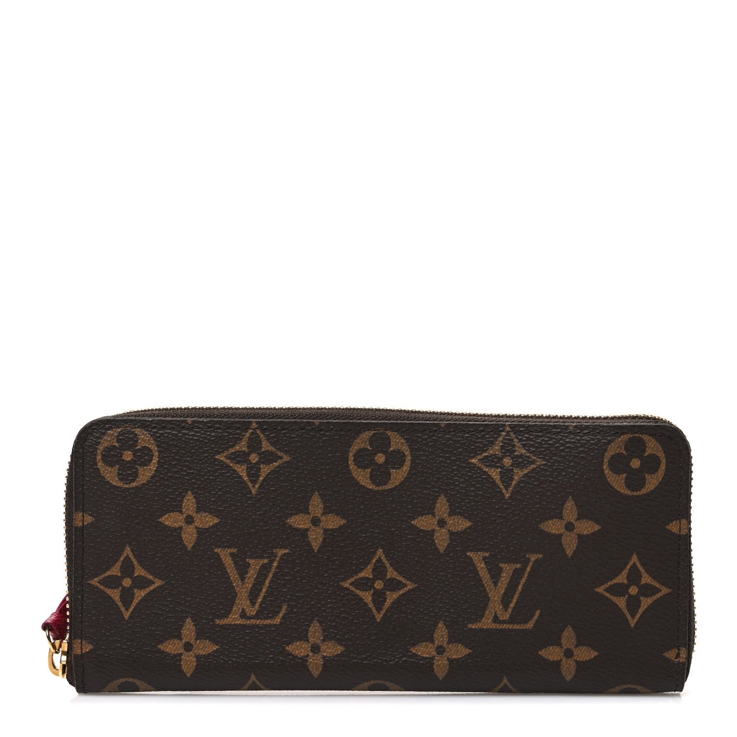 Louis Vuitton Monogram Clemence Wallet Fuchsia