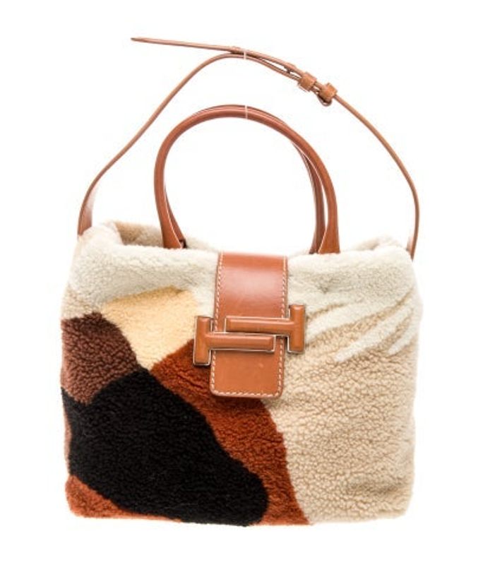 Tod's S Shearling Shoulder Bag