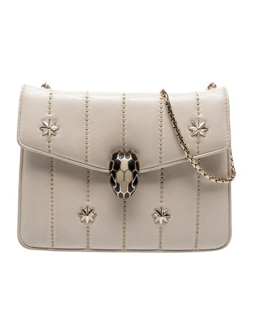 Bvlgari Leather Shoulder Bag