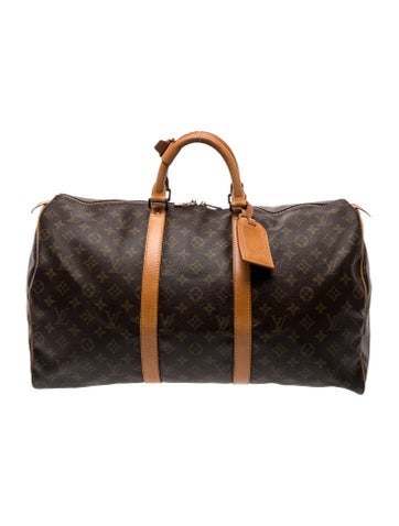 Louis Vuitton LV Monogram Keepall Bandouliere 50