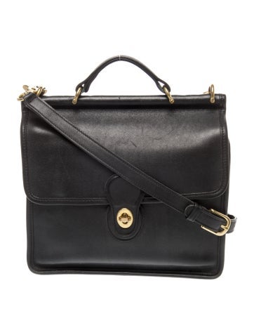 Leather Top Handle Bag