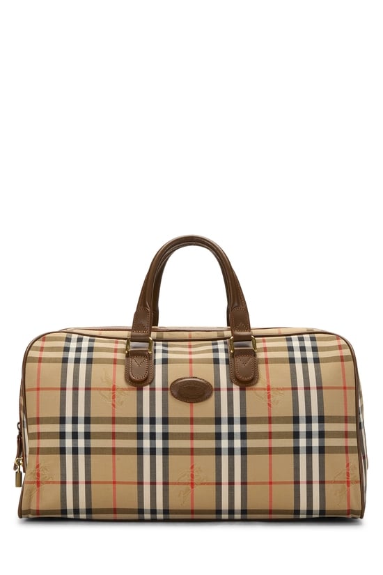 Brown Haymarket Check Boston Medium