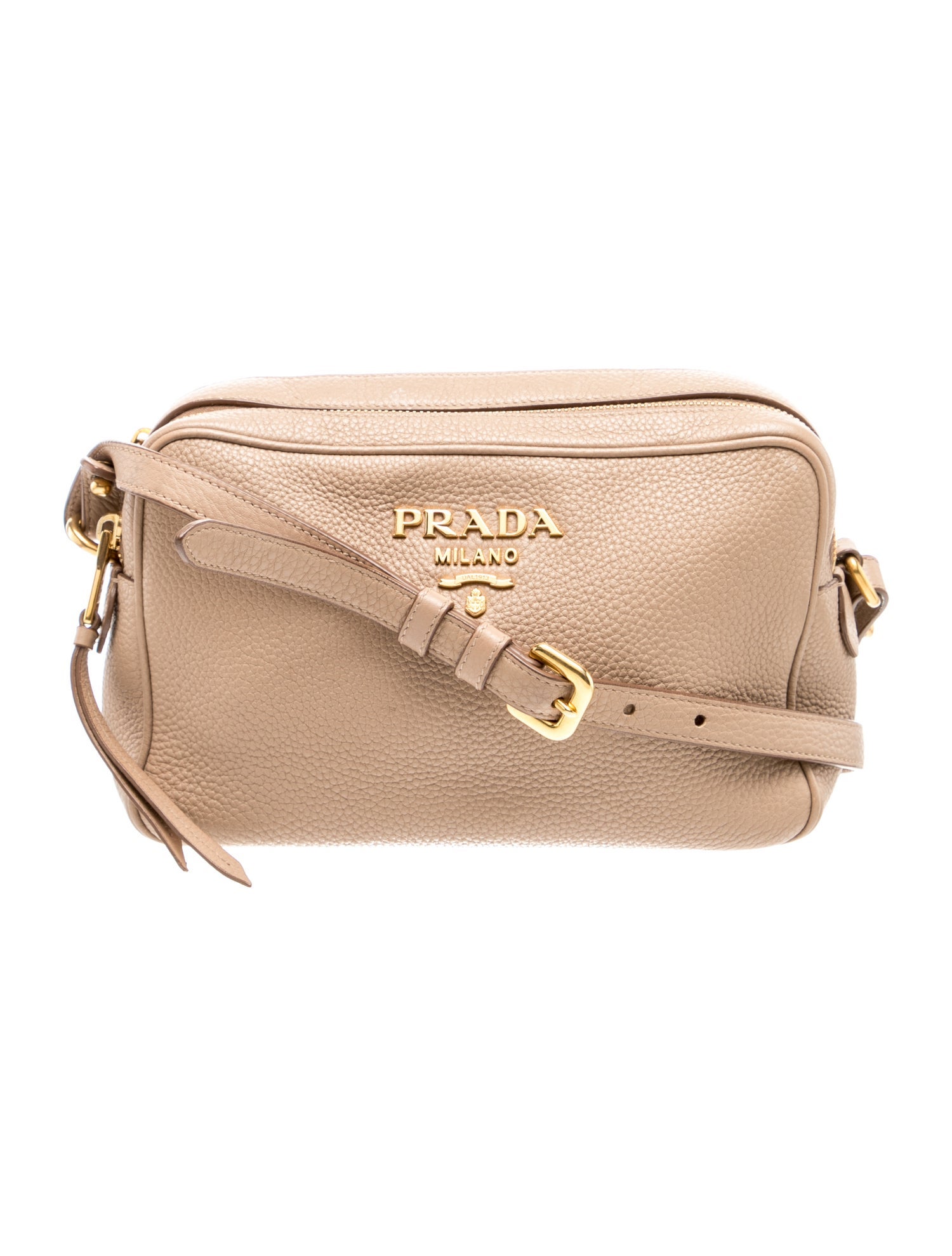 Vitello Daino Leather Crossbody Bag