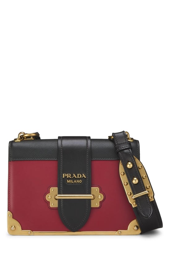 Multicolor Leather Cahier Crossbody