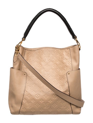Louis Vuitton LV Monogram Dune Monogram Empreinte Leather Bagatelle Bag