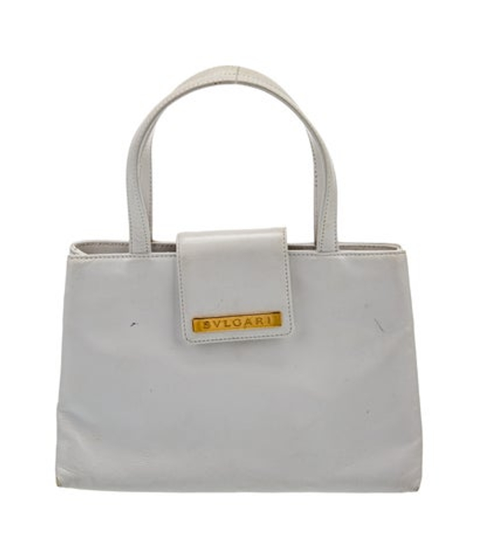 Bvlgari Leather Top Handle Bag