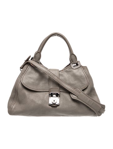 Leather Top Handle Bag