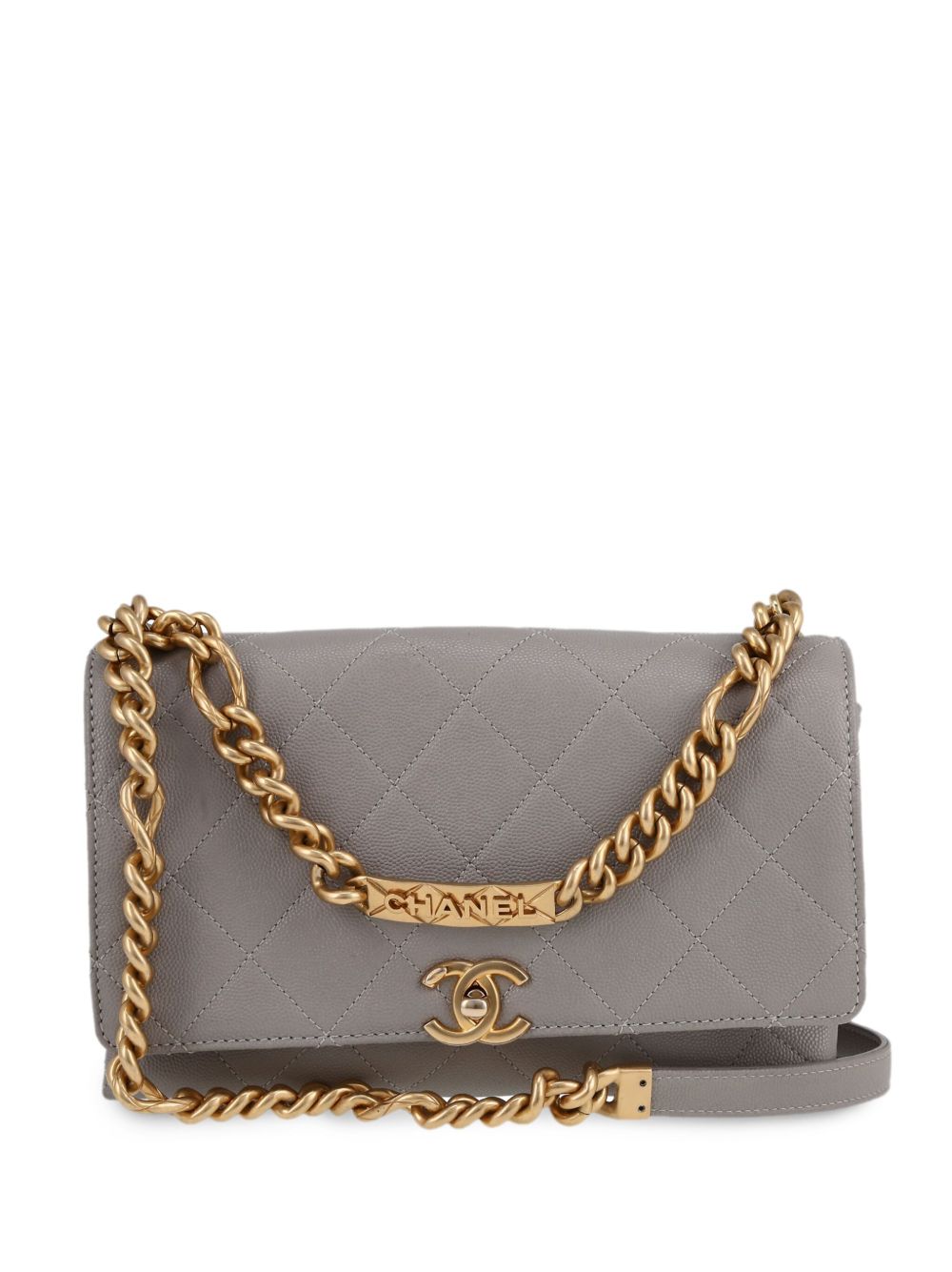 2010 diamond-quilted shoulder bag
