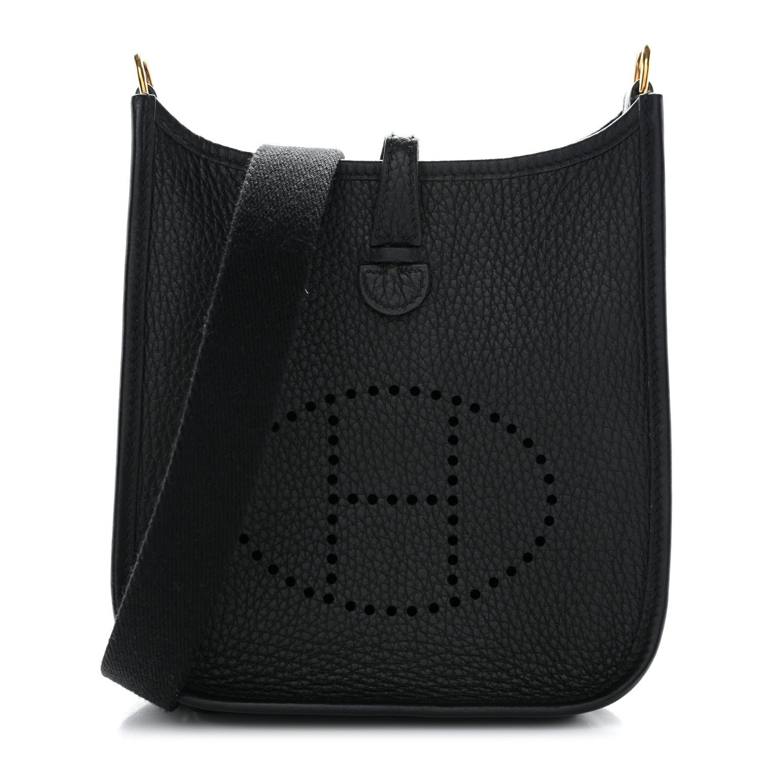 Hermes Hermes Taurillon Clemence Evelyne TPM Black