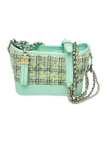 Quilted Tweed Small Gabrielle Hobo