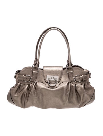 Leather Top Handle Bag