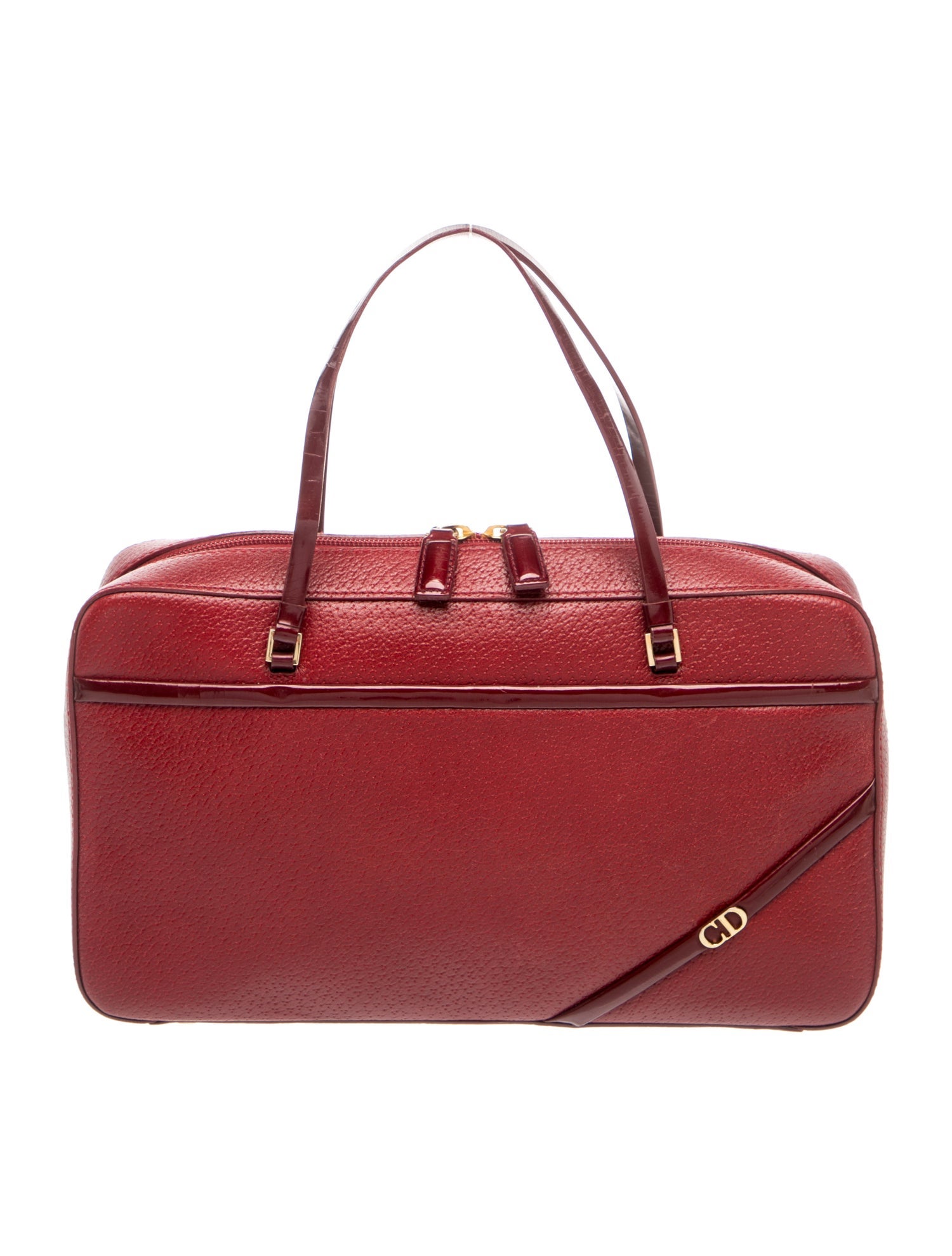 Leather Top Handle Bag Vintage