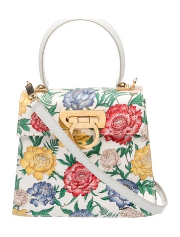 Ferragamo Leather Top Handle Bag