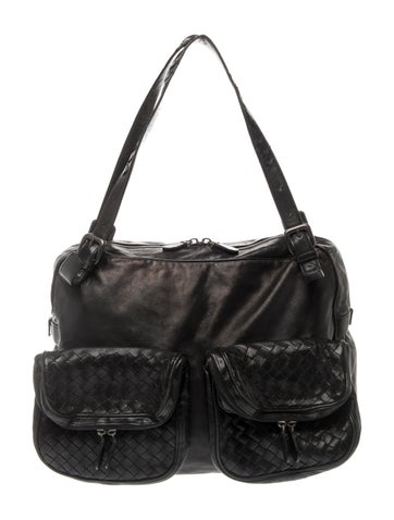 Intrecciato Top Handle Bag Vintage