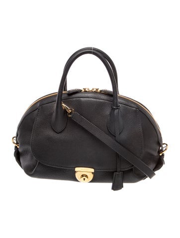 Leather Top Handle Bag