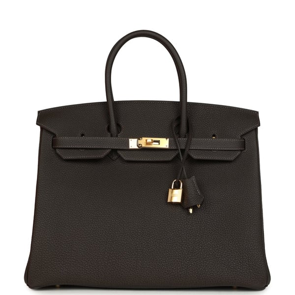 Hermes Hermes Birkin 35 Bai-Brun Togo Gold Hardware