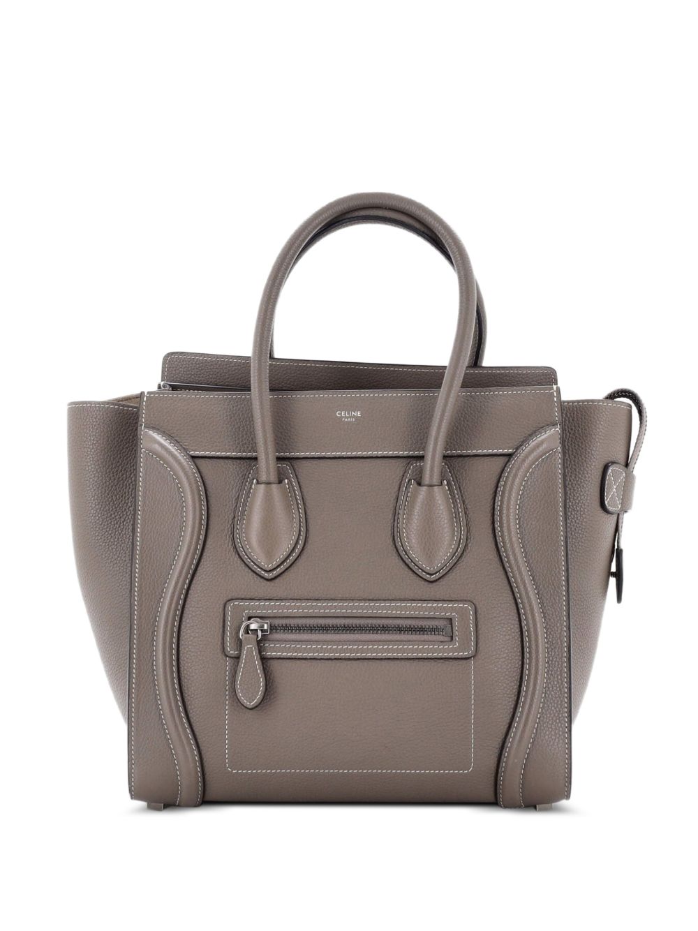 Luggage Bag Grainy Leather Micro tote bag