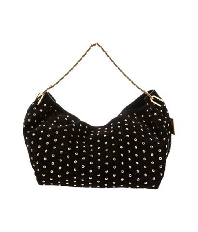 Balmain Suede Shoulder Bag