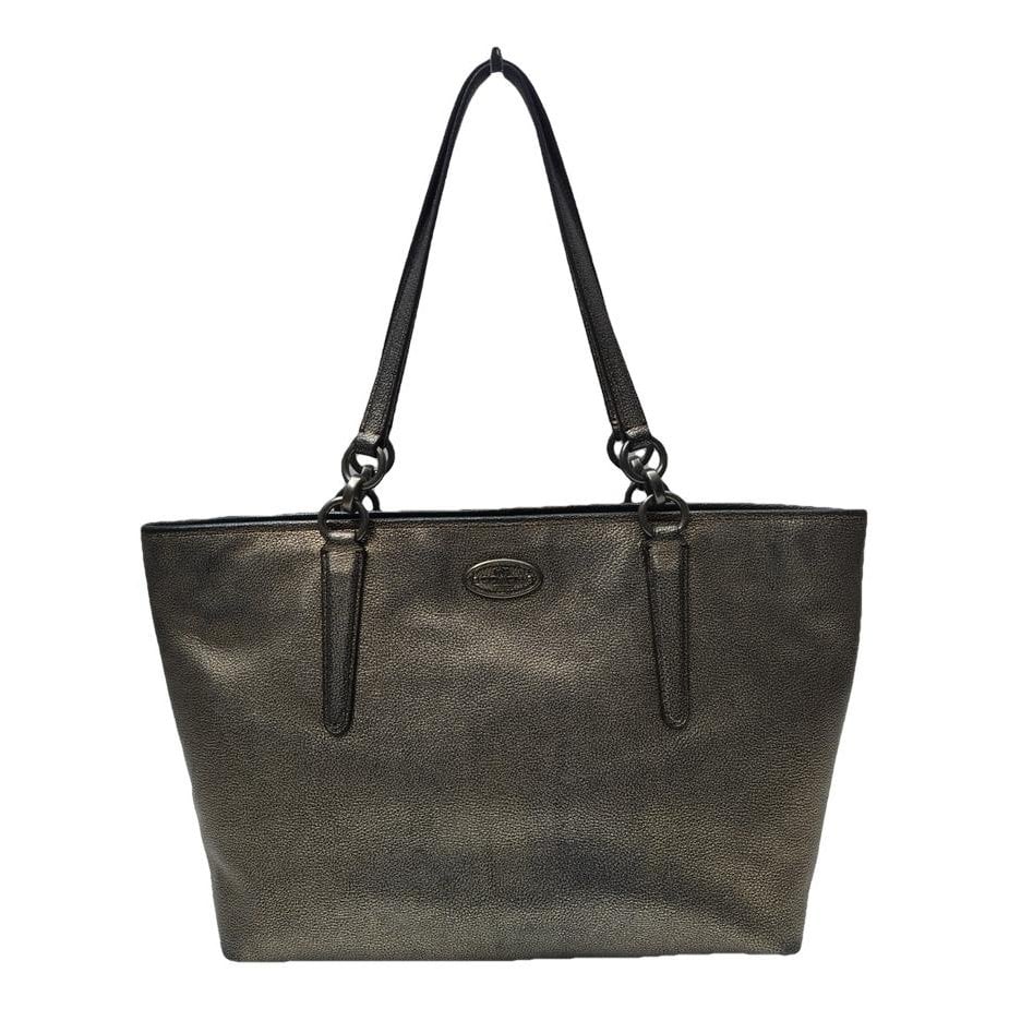 Leather tote