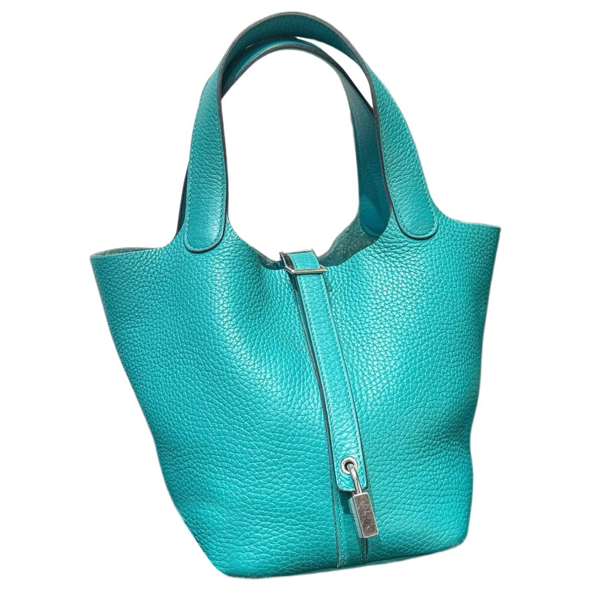 Picotin leather handbag
