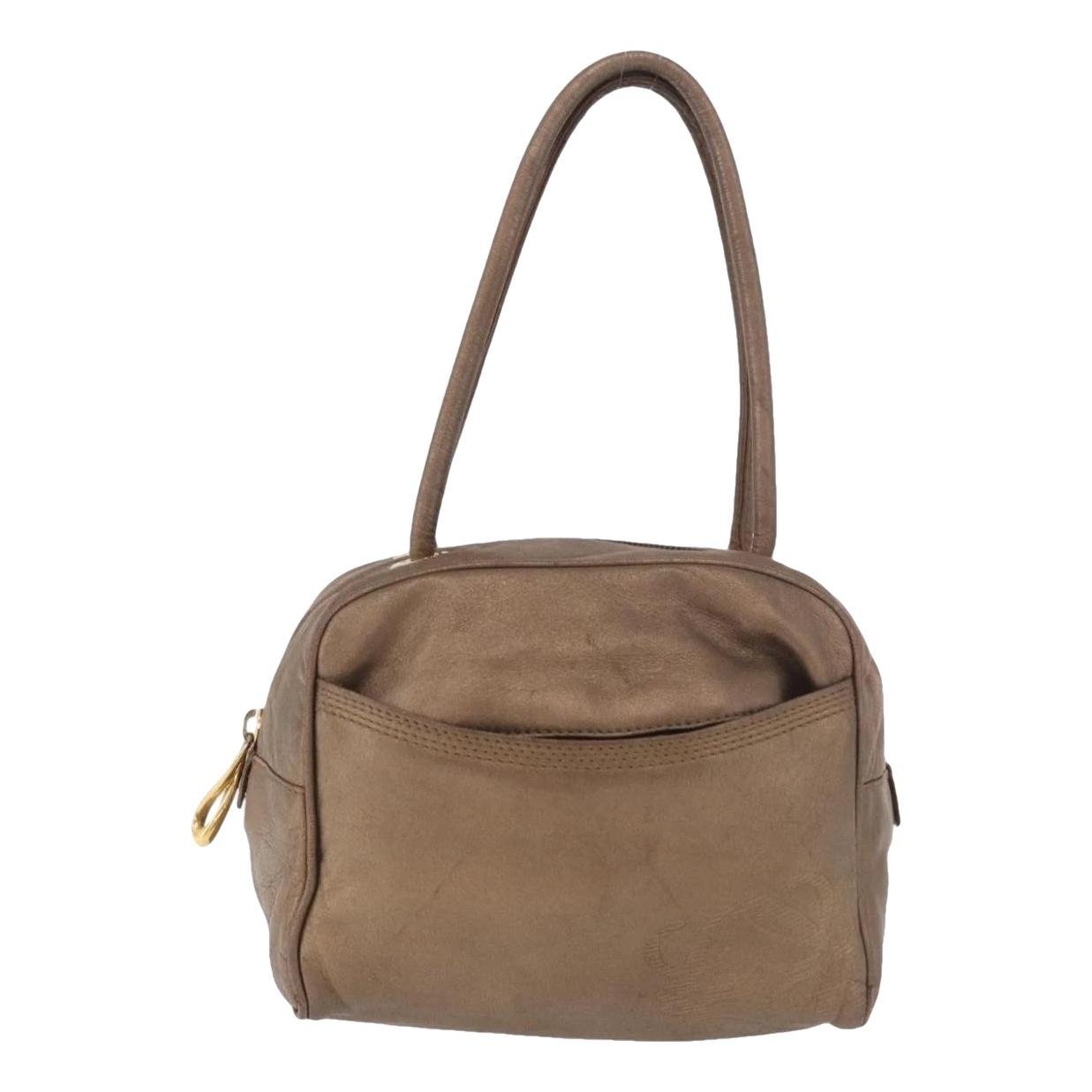 Leather handbag