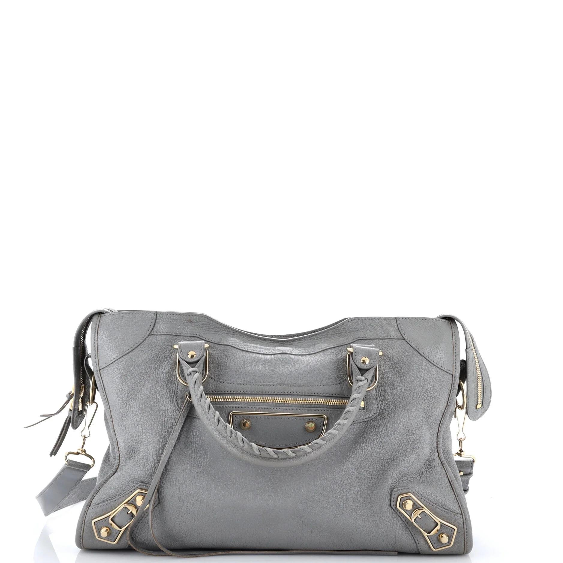Leather satchel