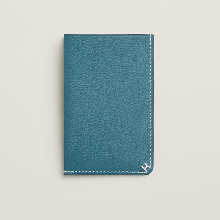 New Bleu Jean H Sellier Card Holder