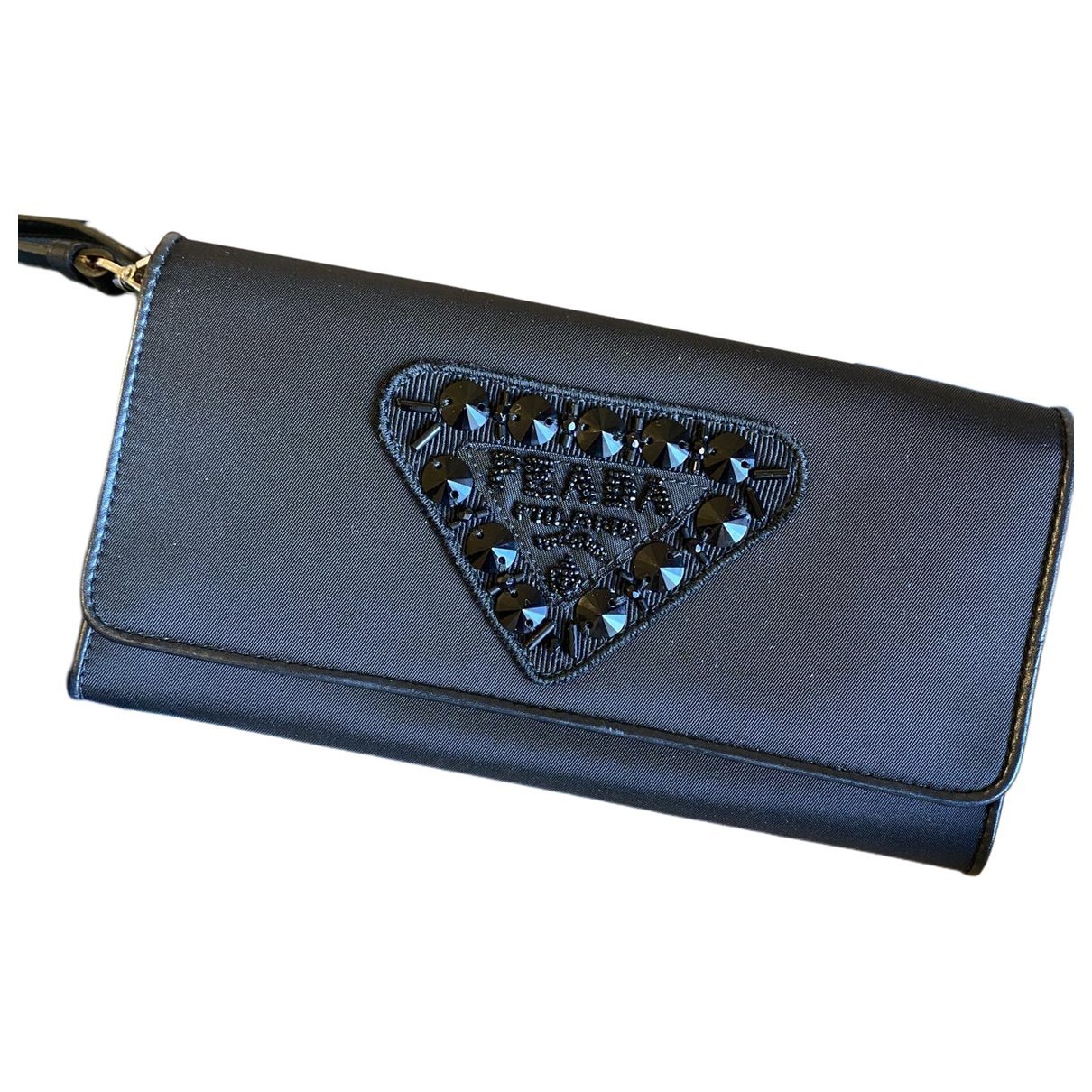 Silk clutch bag