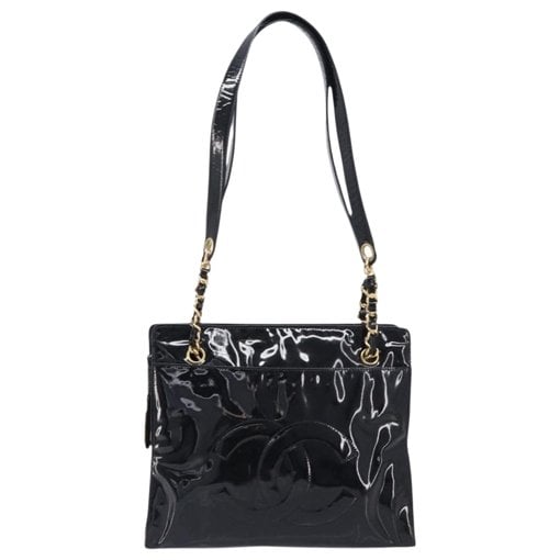 Coco Cabas patent leather handbag