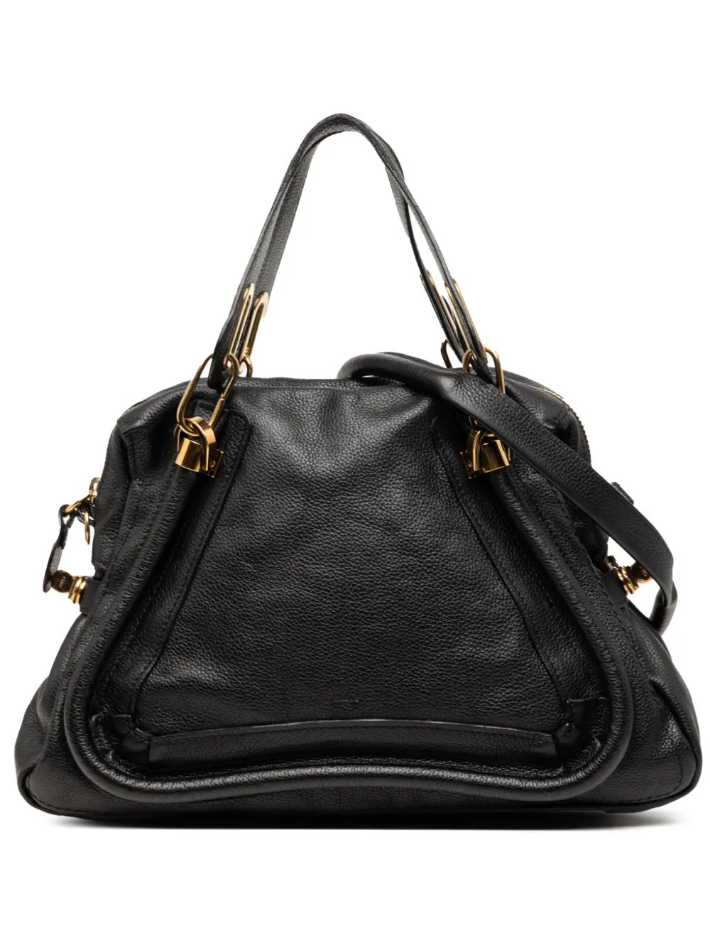 Chloe 2002-2026 Medium Pebbled Leather Paraty satchel