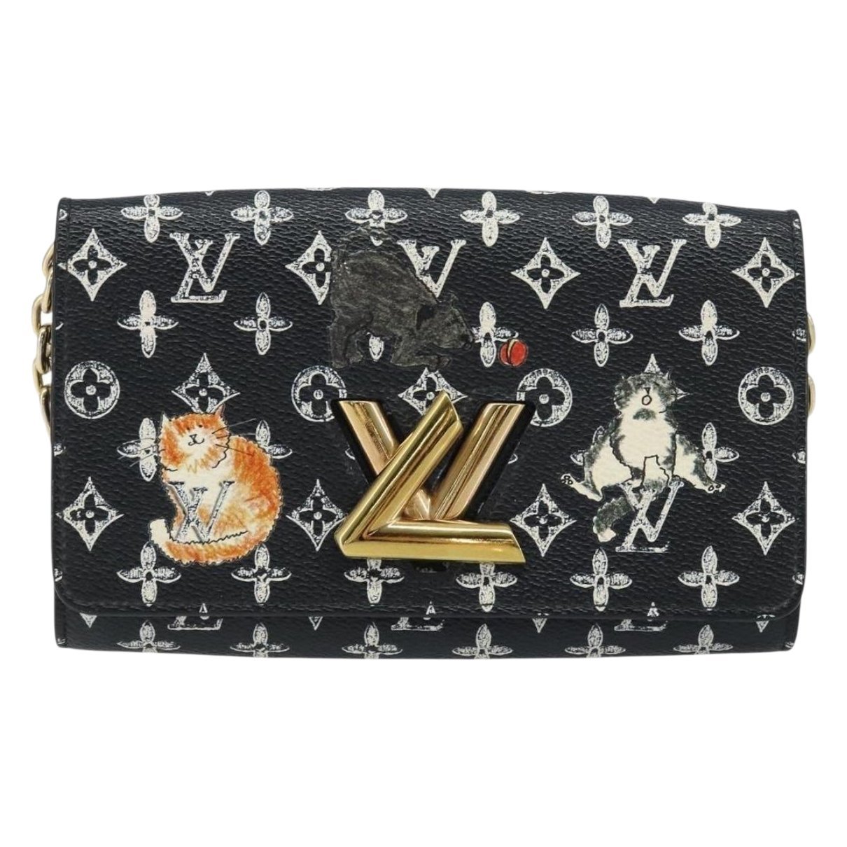 Twist Chain leather handbag