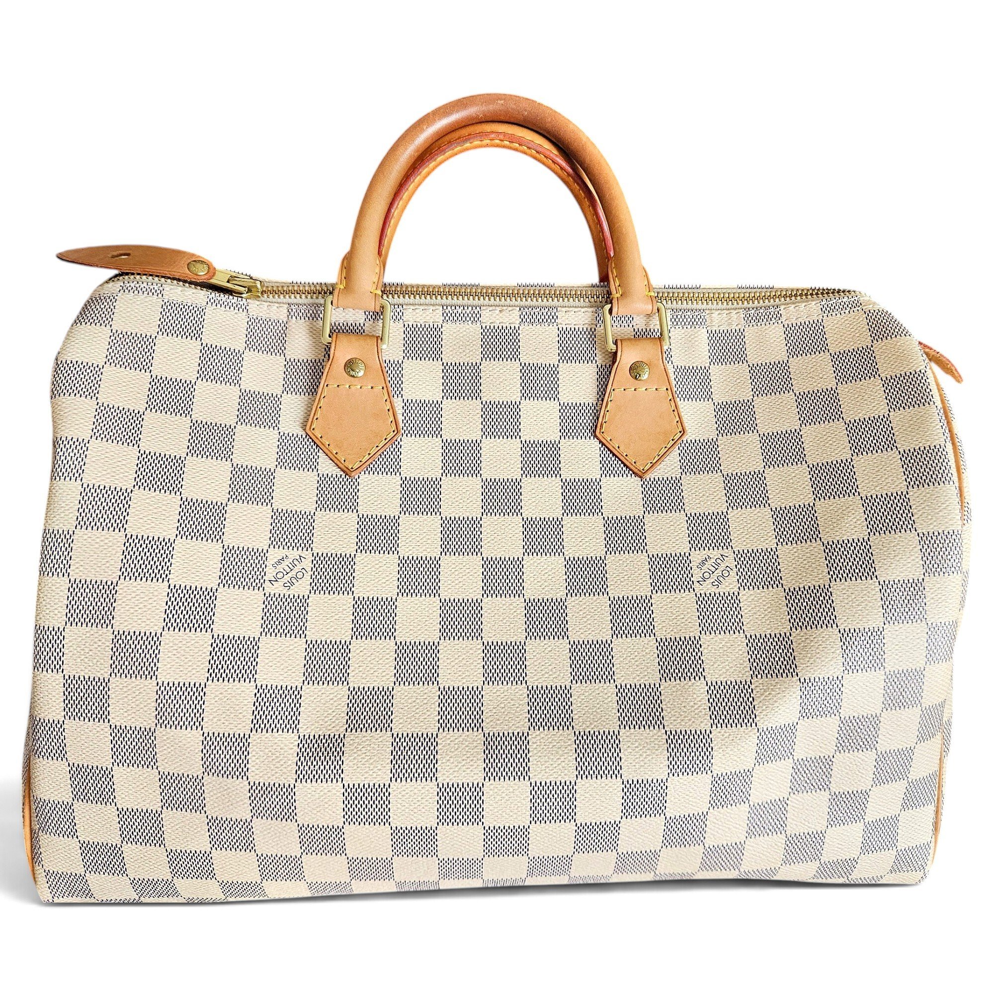 Speedy leather handbag