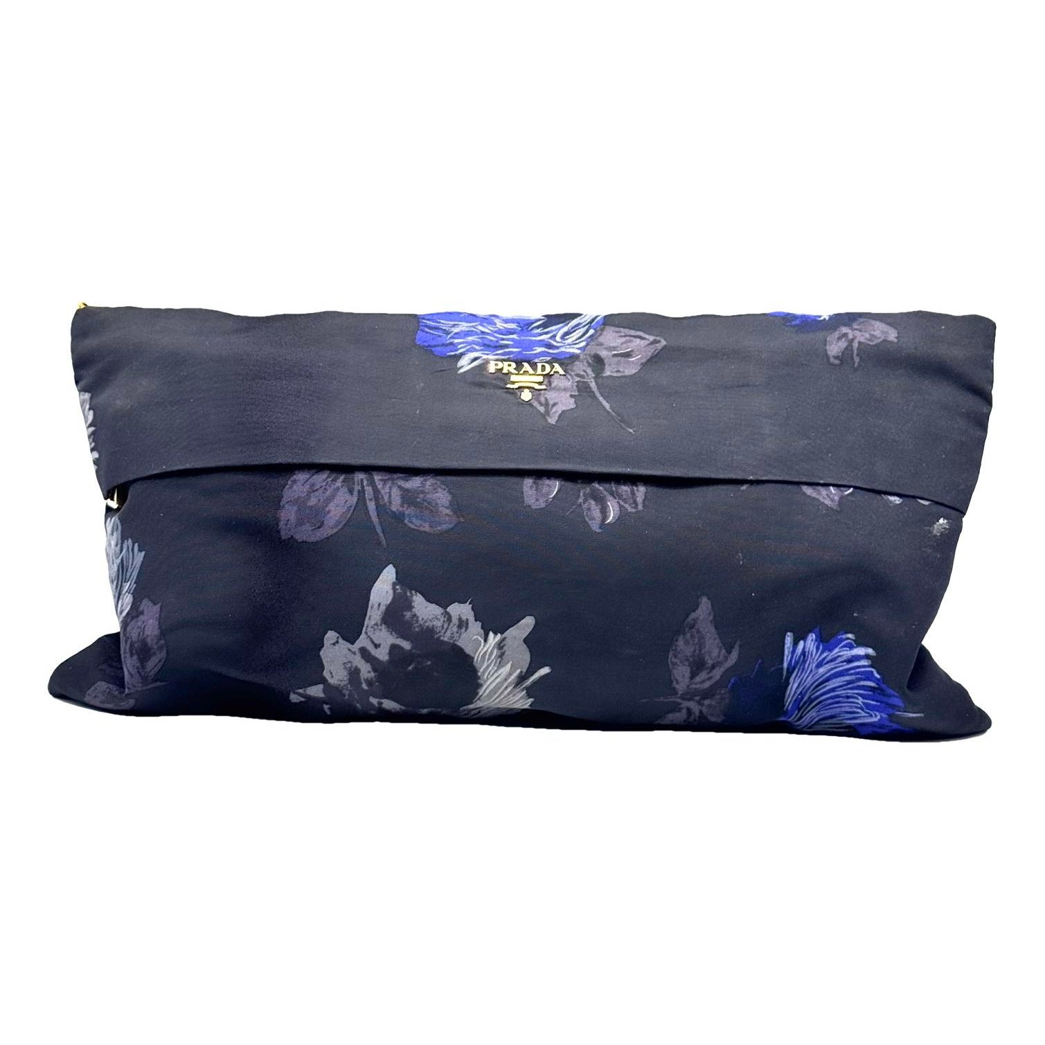 Silk clutch bag