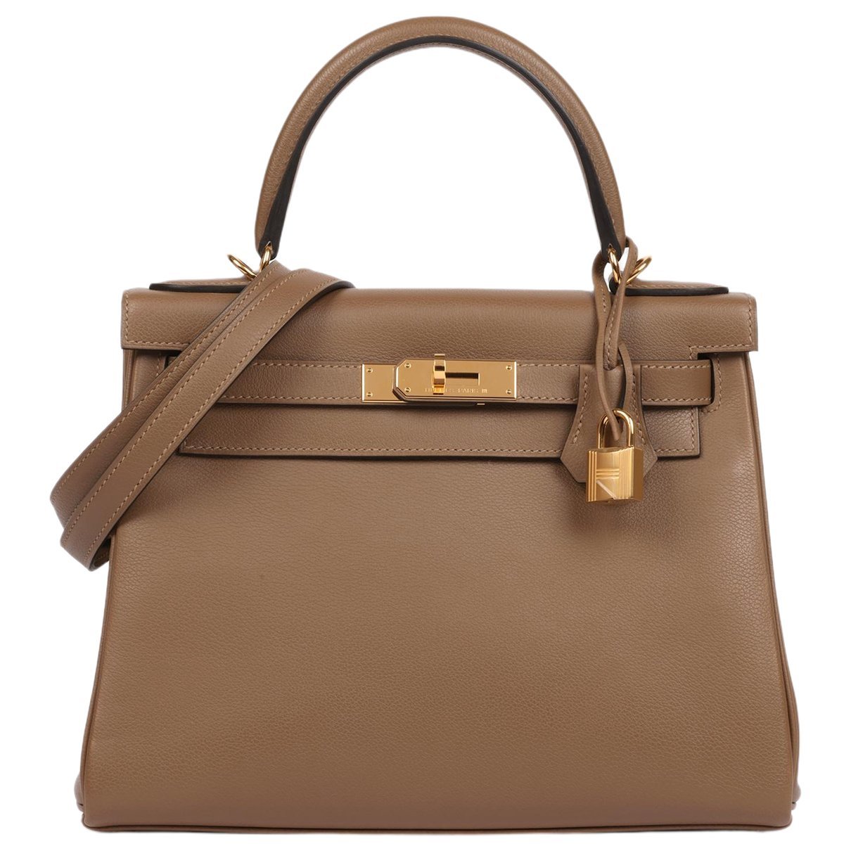 Kelly 28 leather handbag