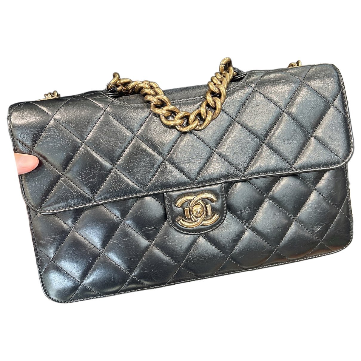 Leather handbag