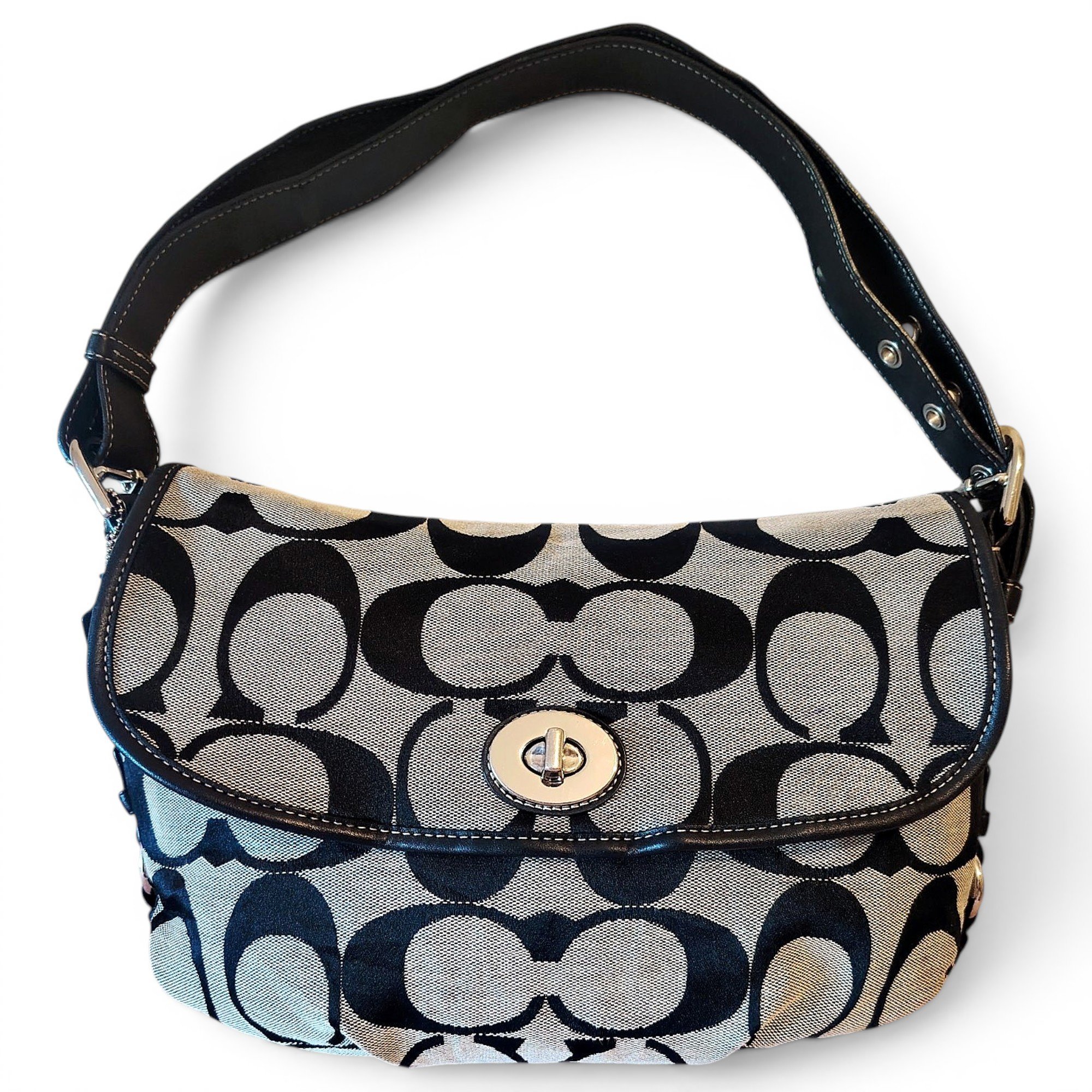 Signature Sufflette cloth crossbody bag