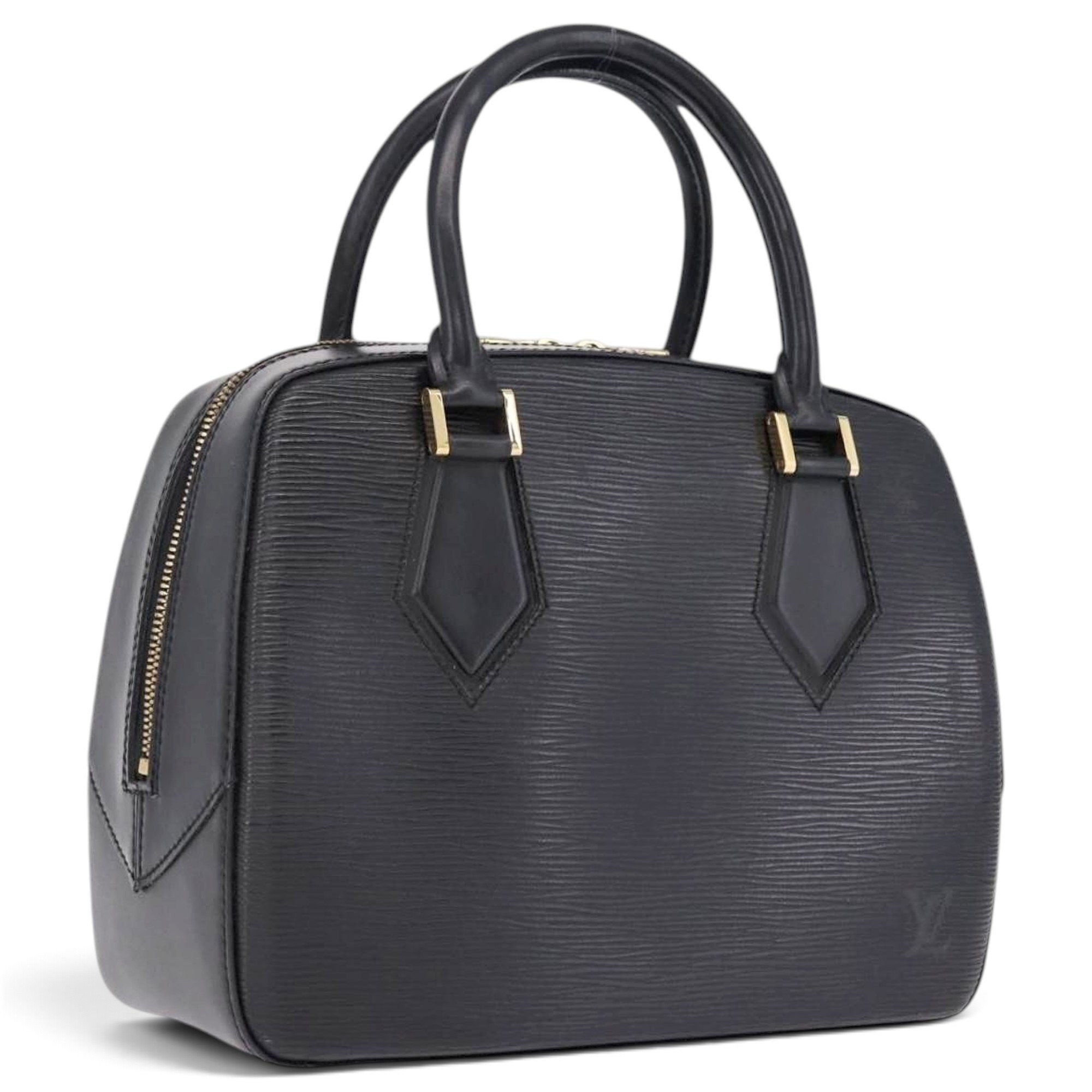 Sablon leather handbag