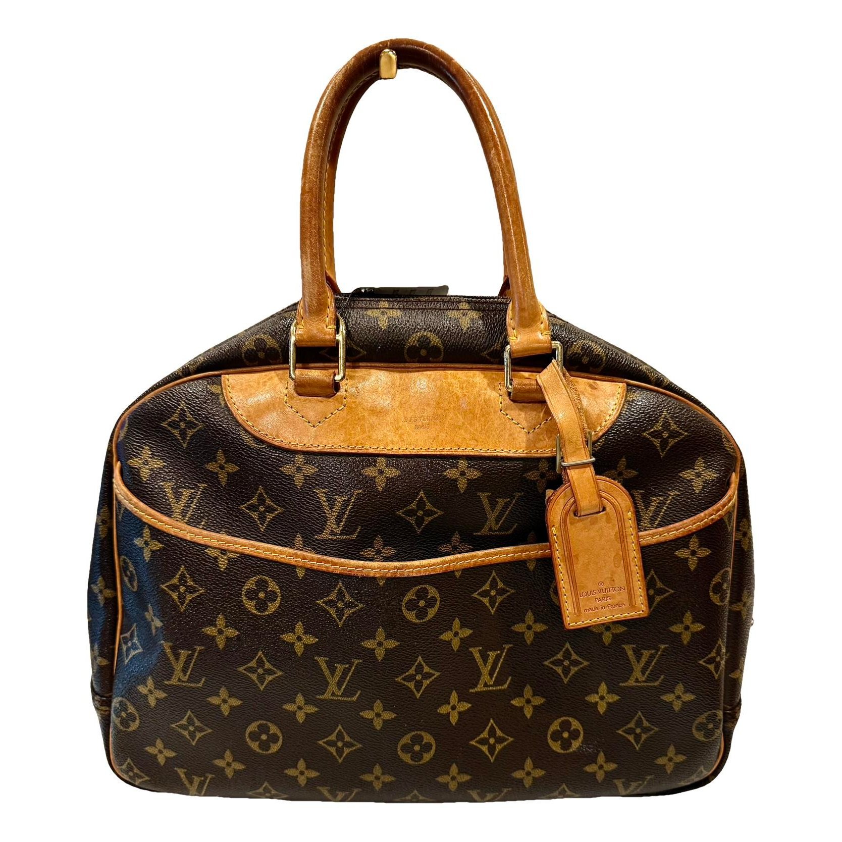 Deauville leather satchel