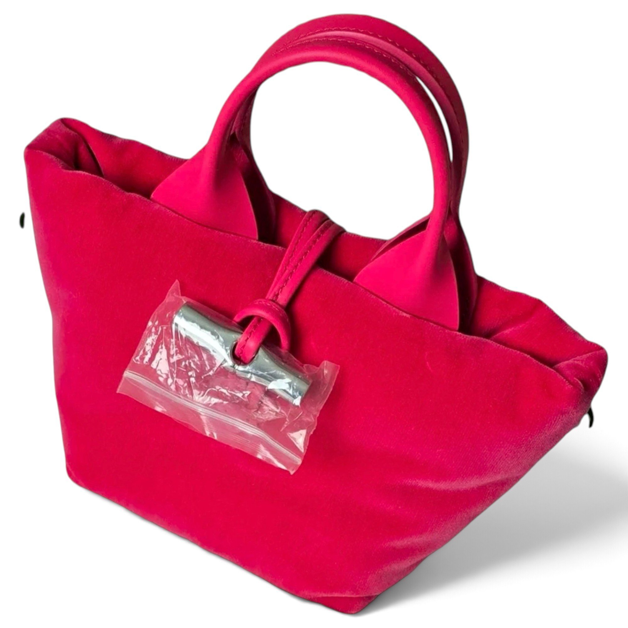 Longchamp Roseau velvet handbag