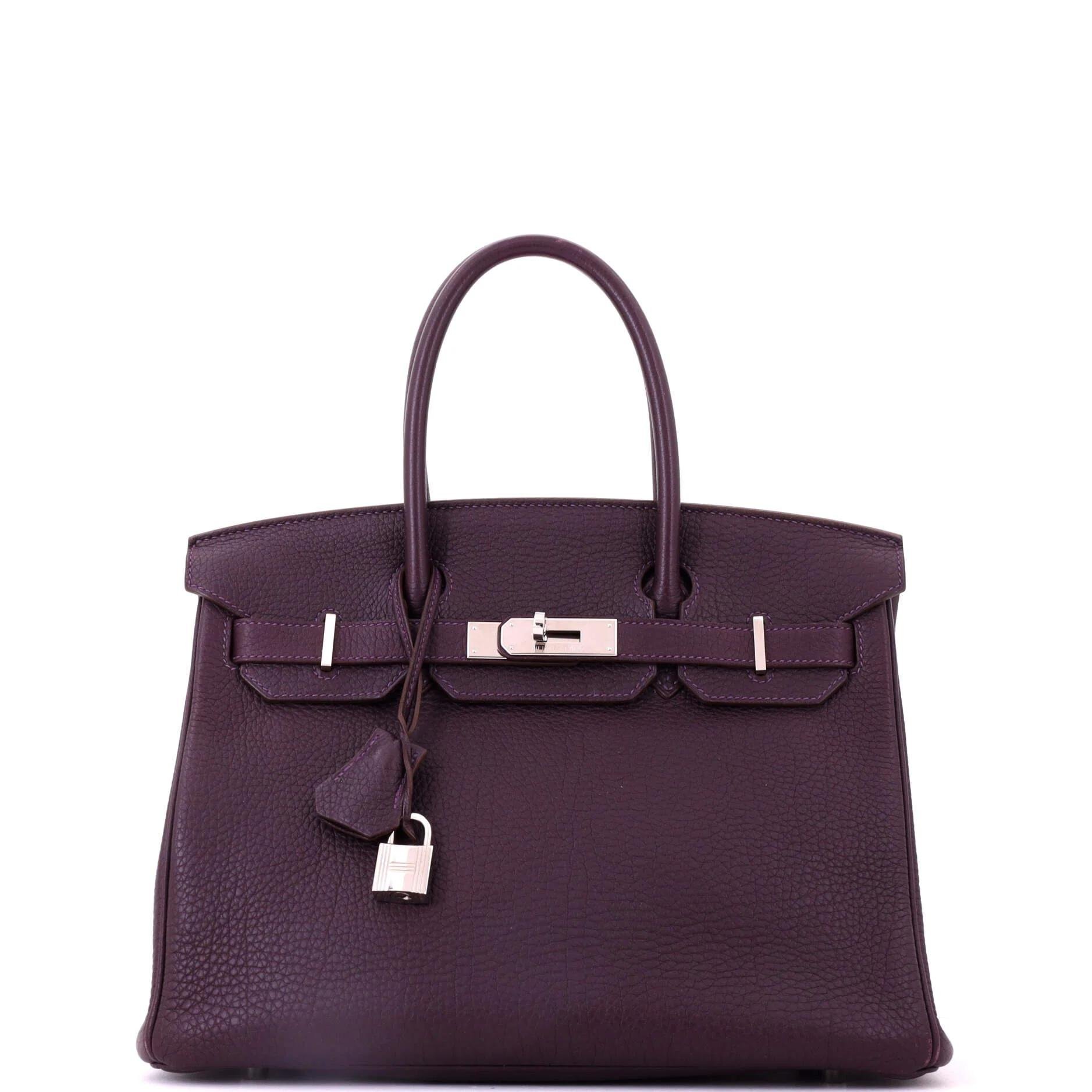 Birkin 30 leather tote