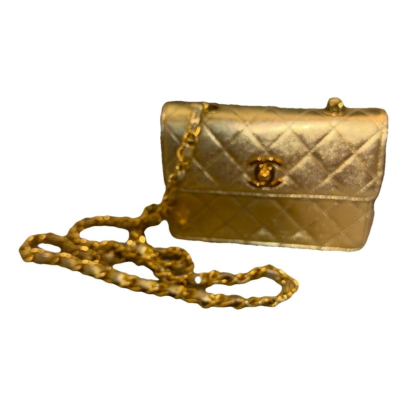 Trendy CC leather mini bag