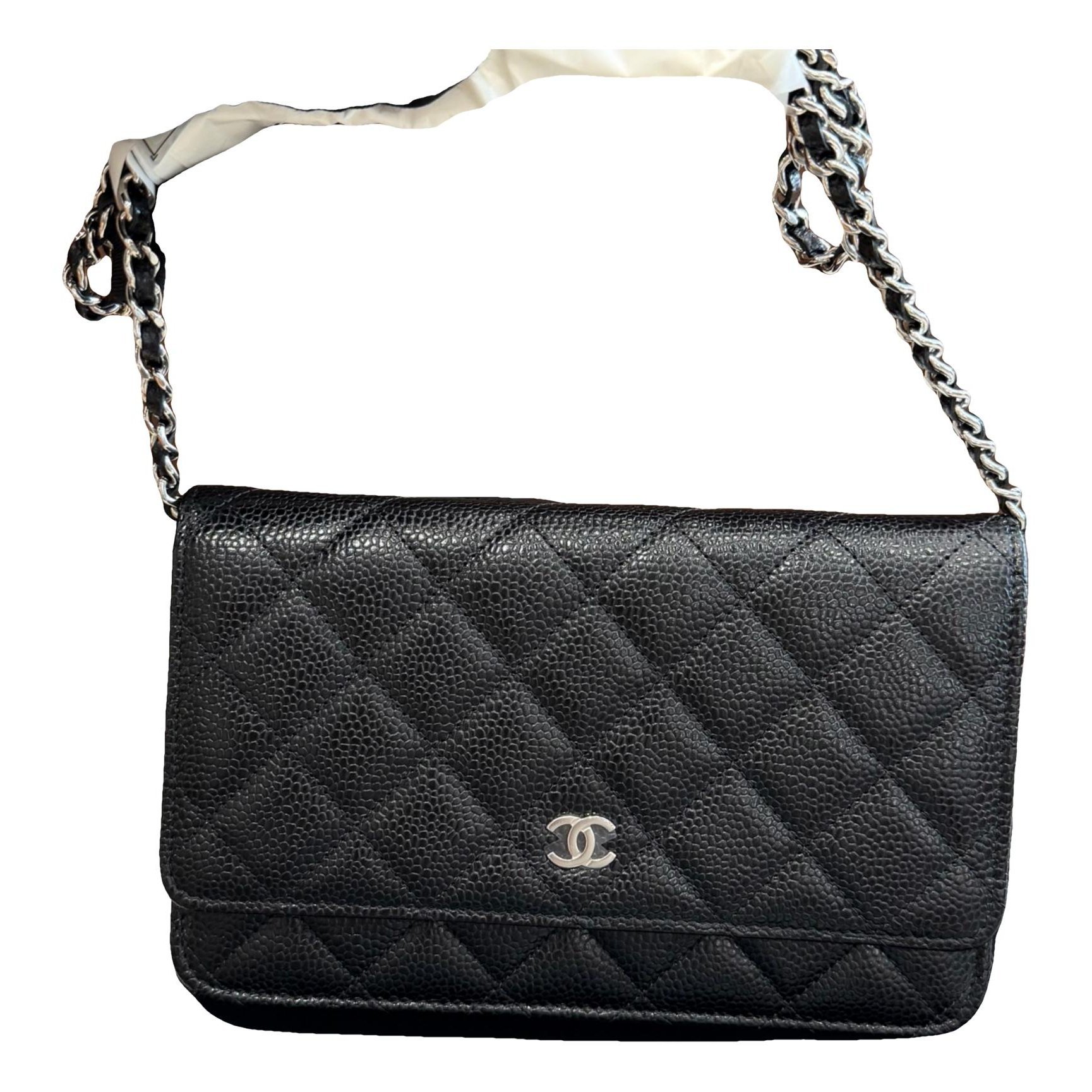 Wallet On Chain Timeless/Classique leather crossbody bag