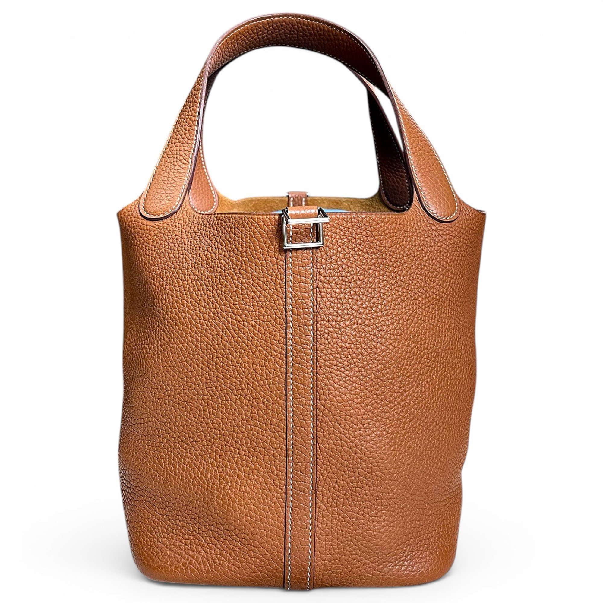 Picotin leather handbag