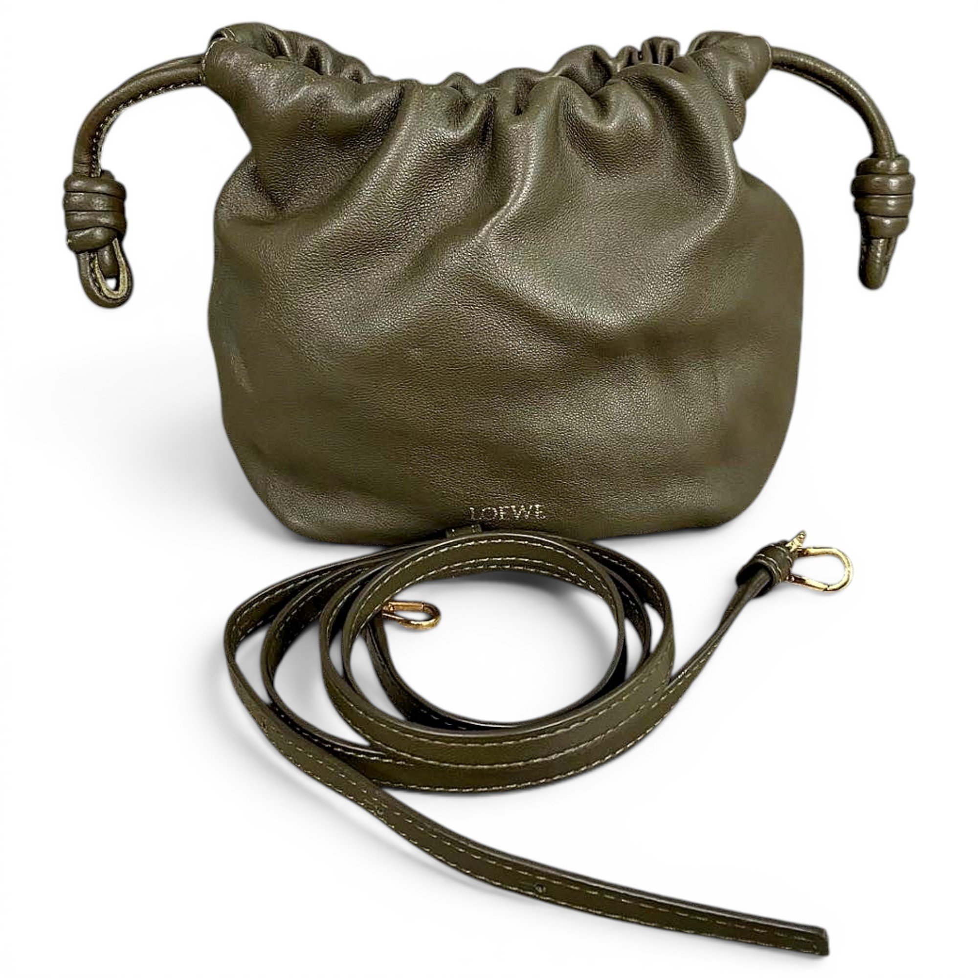 Flamenco leather handbag