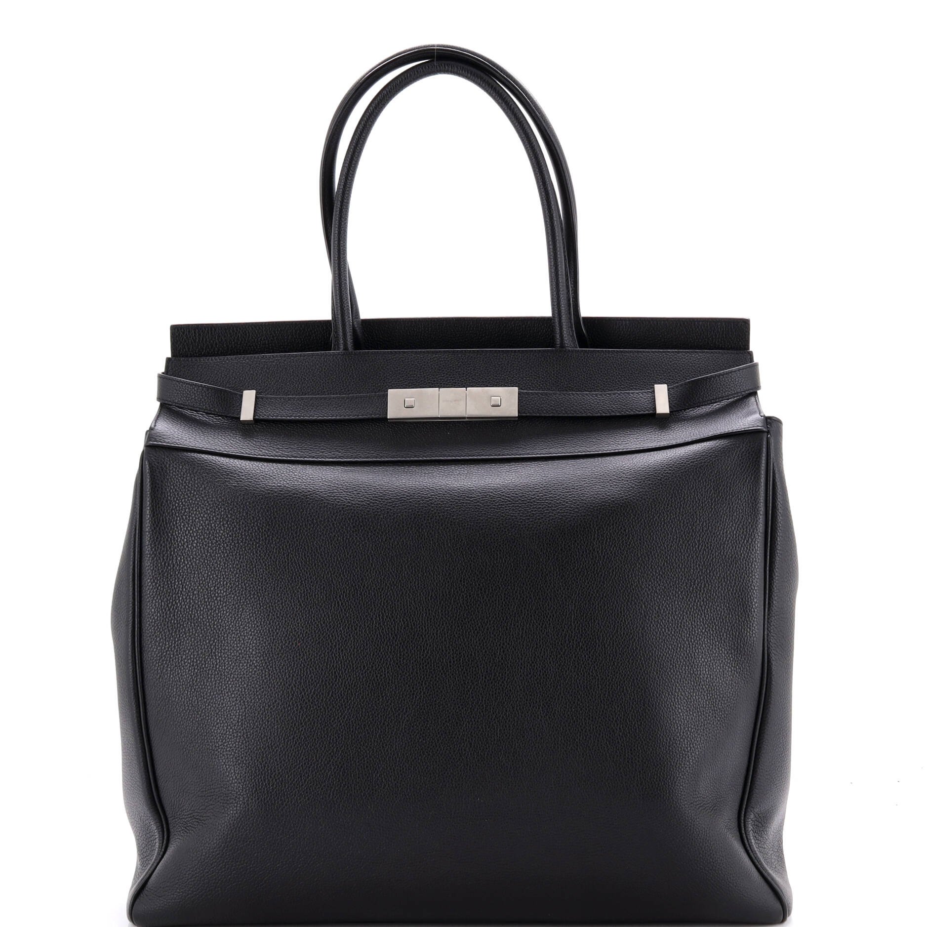 Manhattan Tote Leather North South