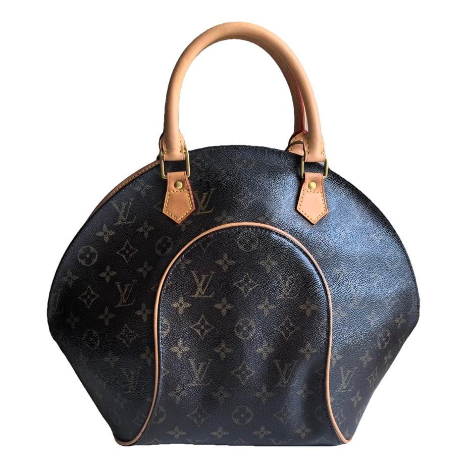 Ellipse leather handbag