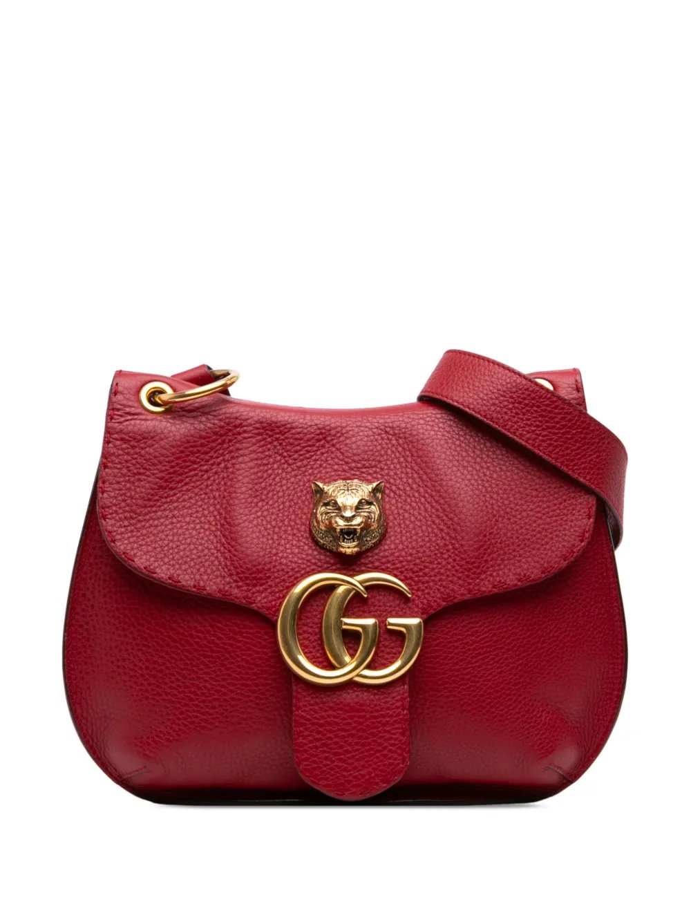 2016-2026 GG Marmont Calfskin Animalier shoulder bag