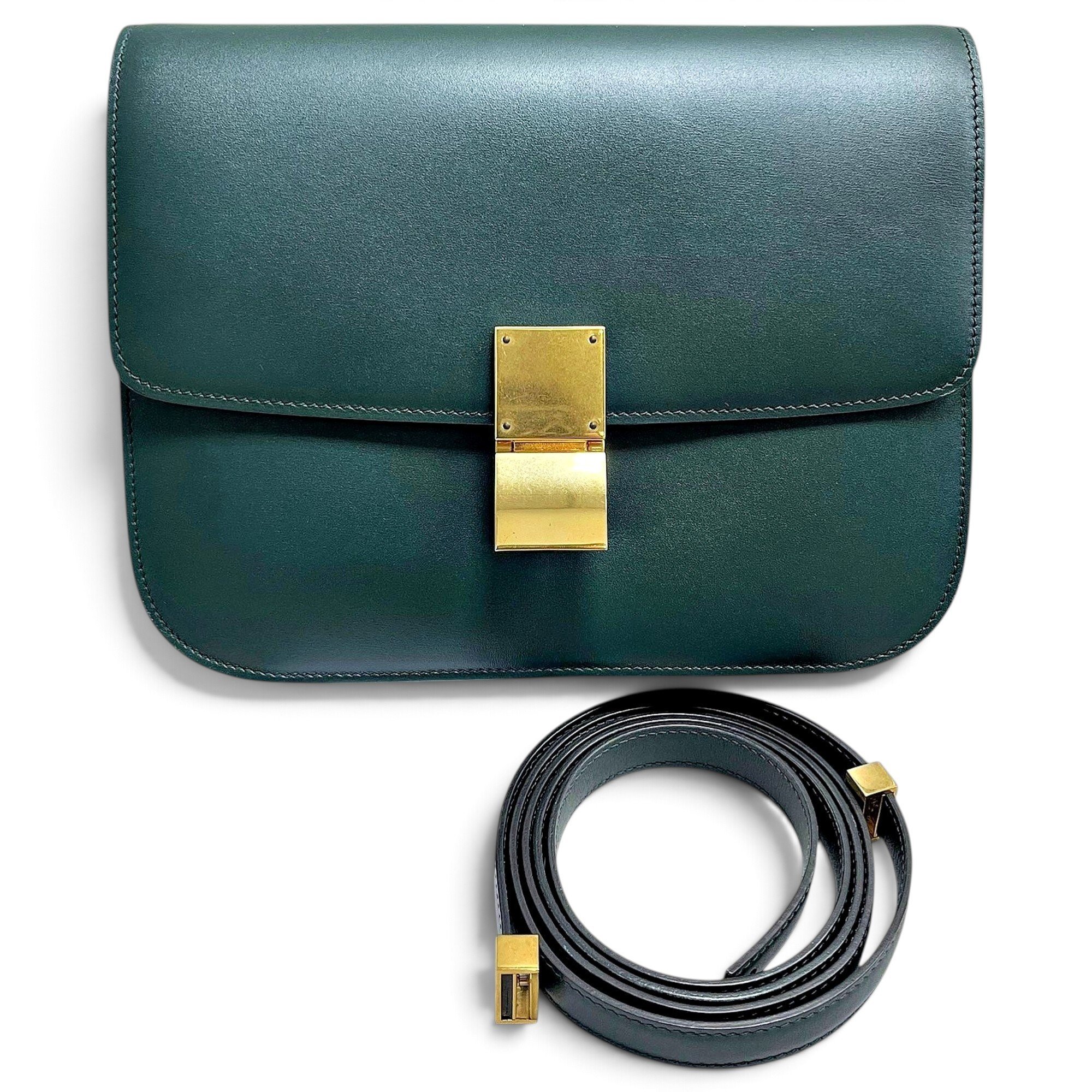 Classic leather handbag